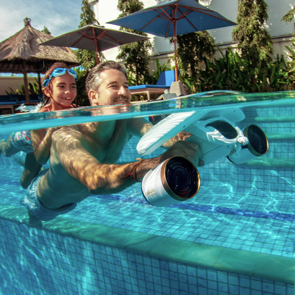 Sublue Mix Pro Unterwasserscooter White Gold Foto 6