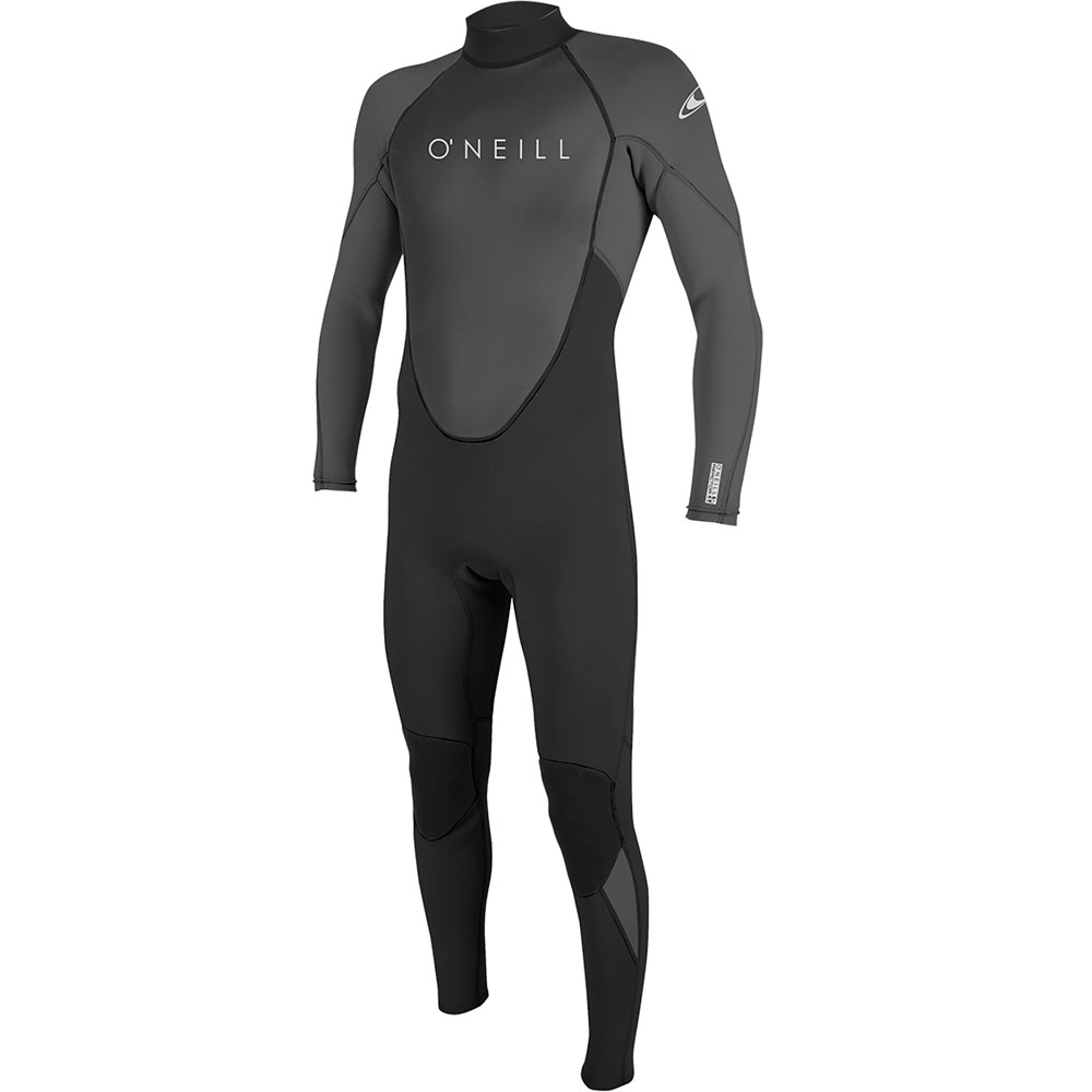 Oneill Reaktor-2 3/2 Rückenreißverschluss Ganzanzug Herren Schwarz/Grau foto 1