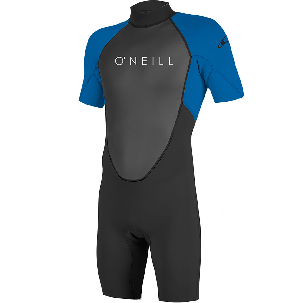 Oneill Reactor-2 2mm Rückenreißverschluss Shorty Kinder Schwarz/Blau 3