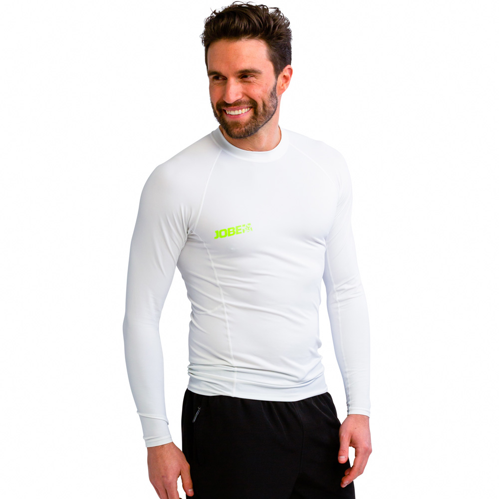 Rash Guard Langarm für Herren in Weiß