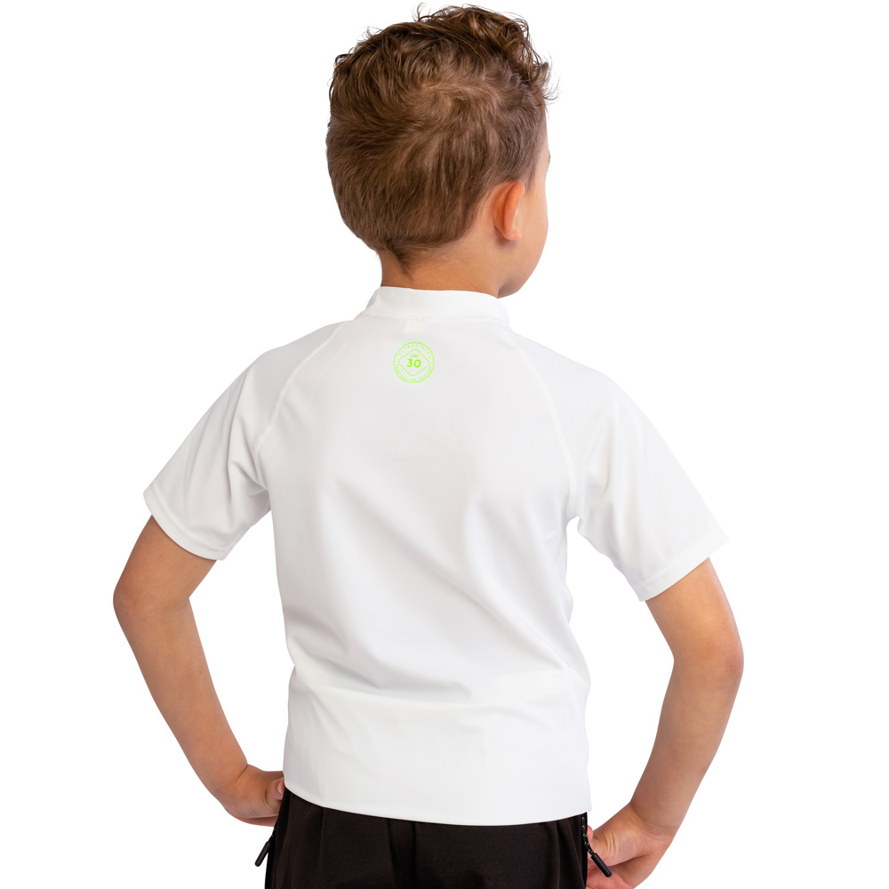Jobe Rash Guard Kurzarm Kinder Weiß 2