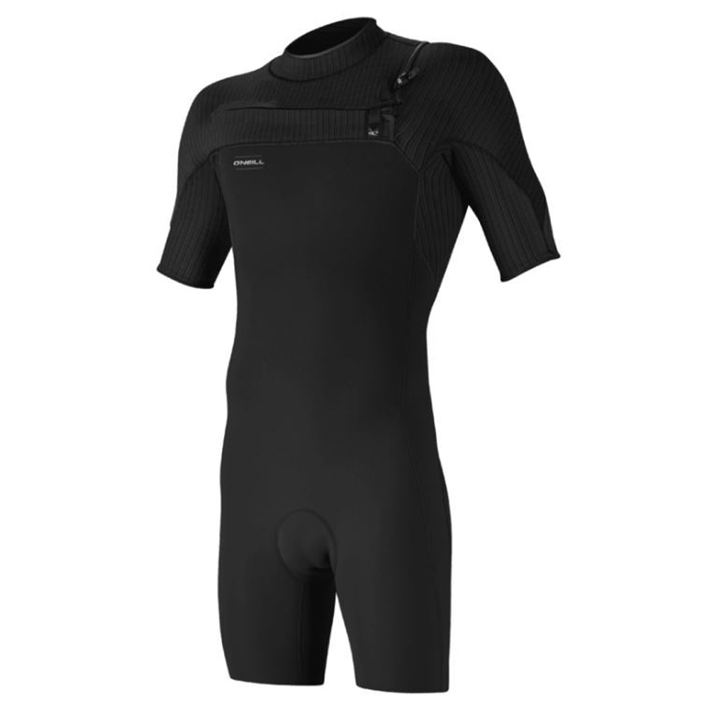 Oneill Hyperfreak 2mm Brustreißverschluss Shorty Herren Schwarz foto 1