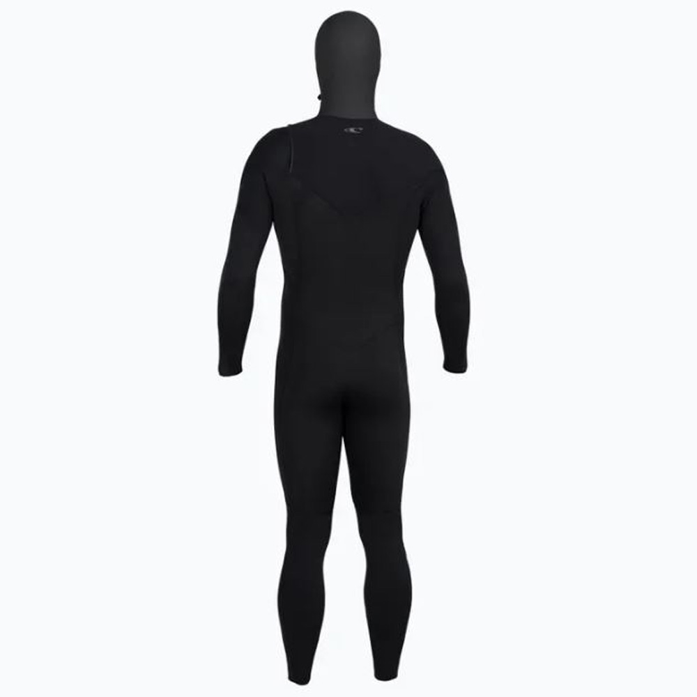 Oneill Epic Fullsuit 6/4 Brustreißverschluss schwarz mit Kapuze 2