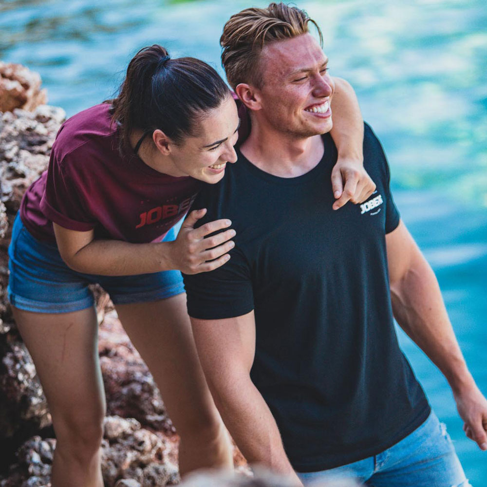 Jobe Lässiges T-Shirt Schwarz 3