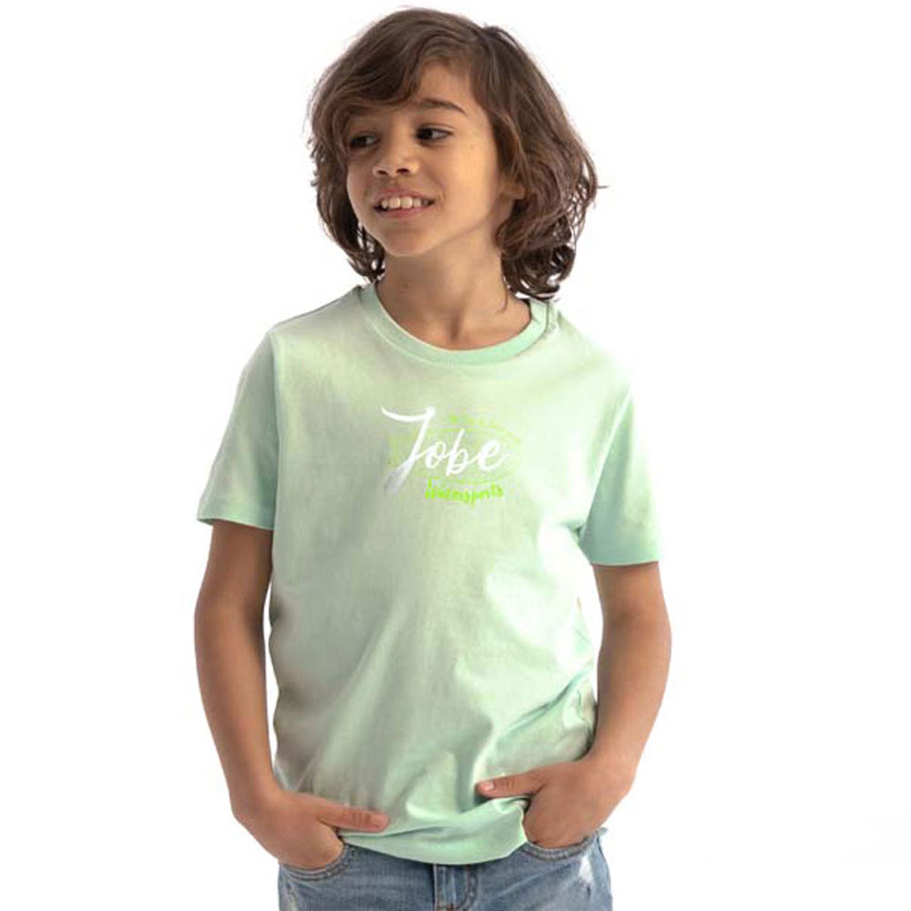 Alltags-T-Shirt für Kinder Geyser Grün