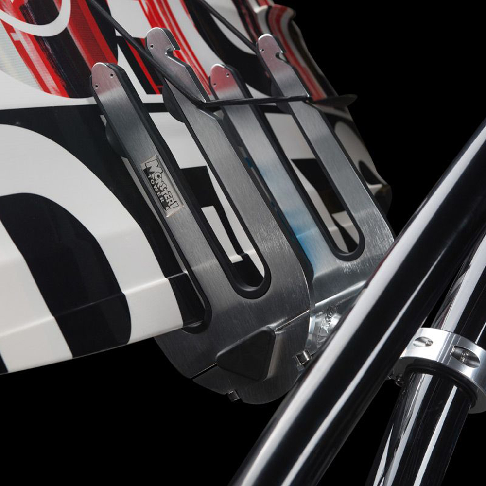 Monster Wakeboard-Rack universelle Einsätze silber 12