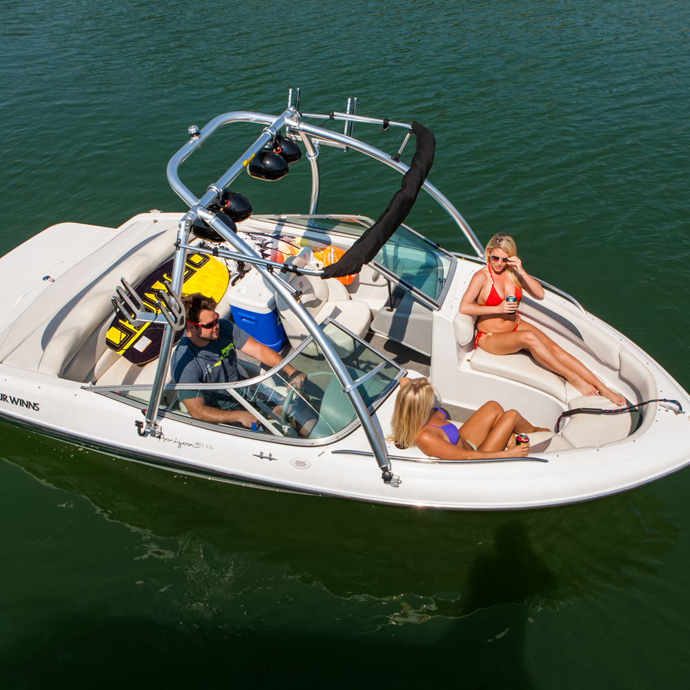 Monster MT1 über der Top-Bimini schwarz Foto 4
