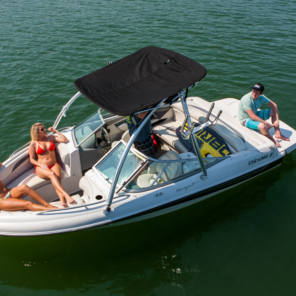 Monster MT1 über der Top-Bimini schwarz Foto 8