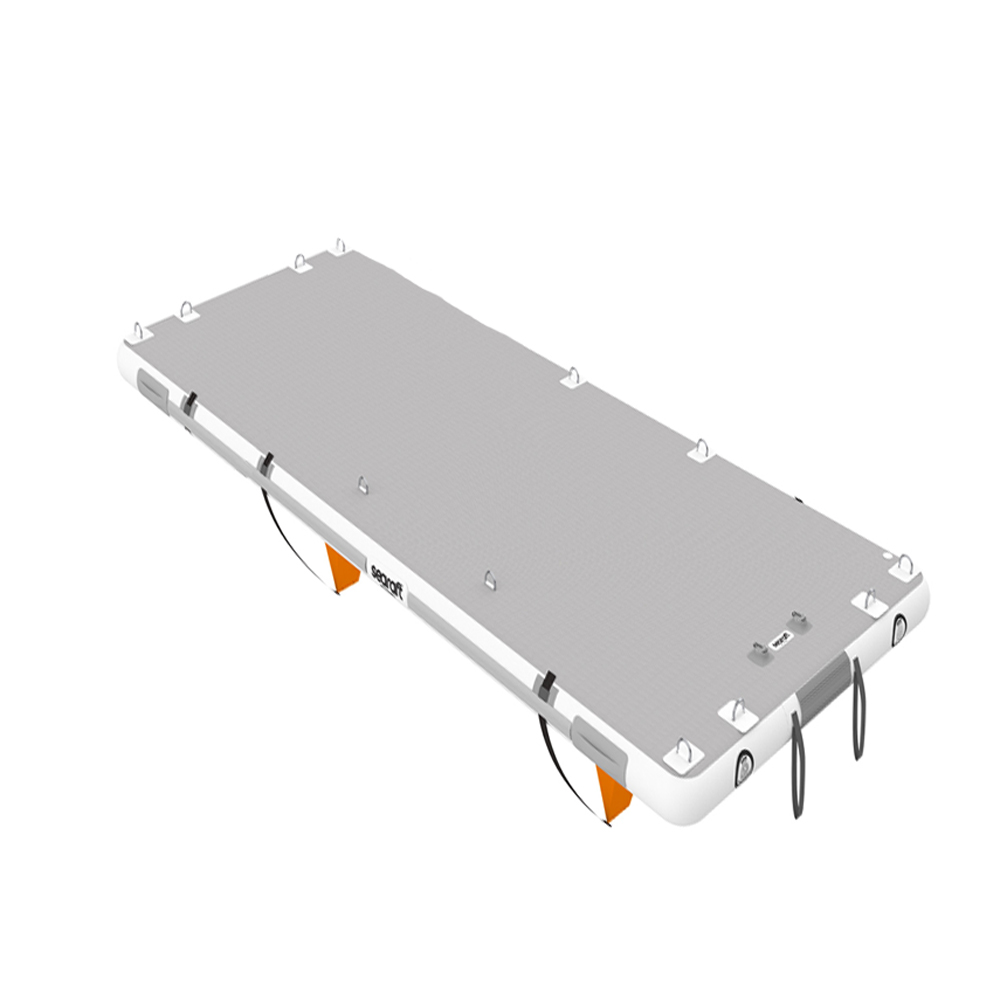 SeaRaft Diamond Deck Grau Large Aufblasbares Plattform foto 1