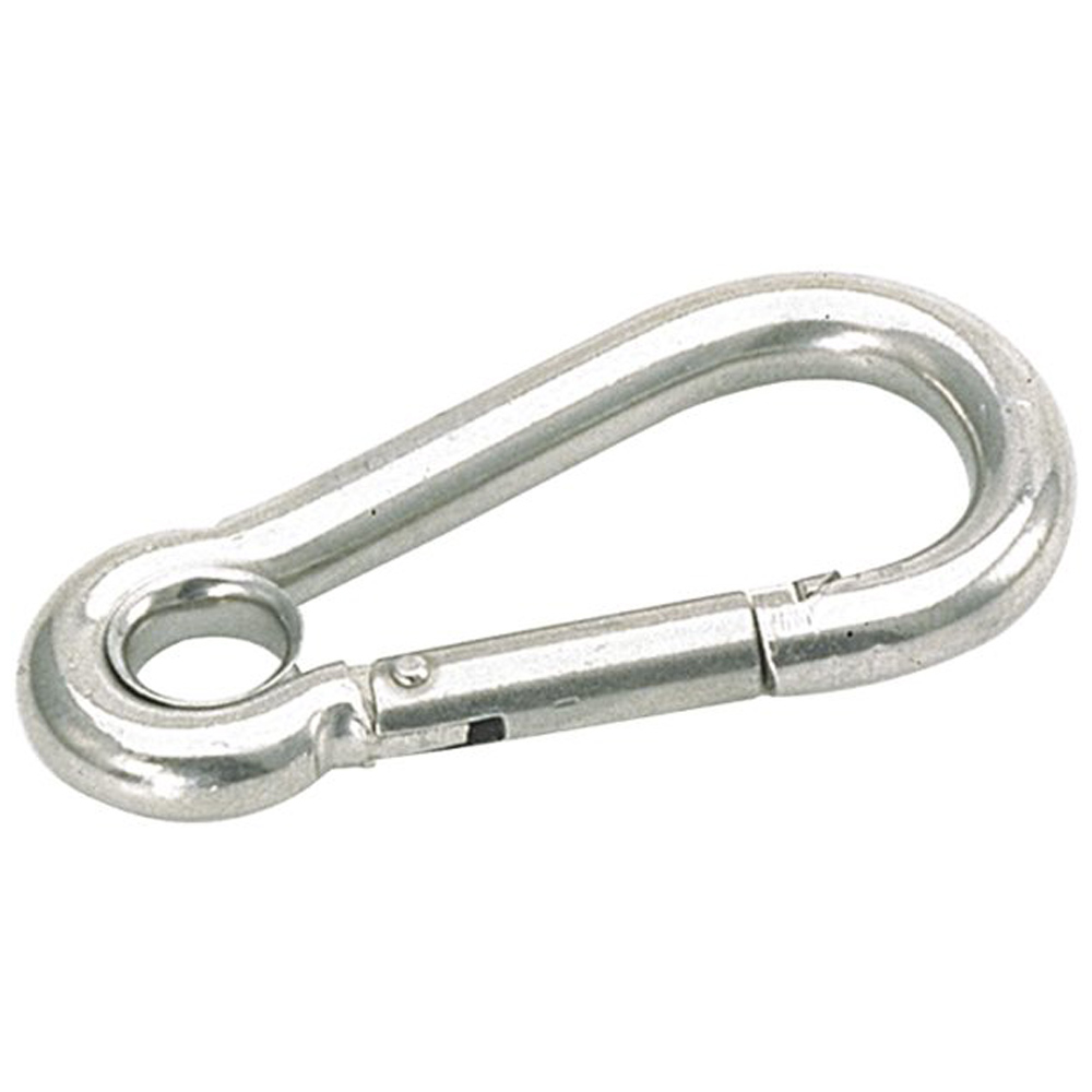 Talamex Karabinerhaken mit Auge 70mm foto 1