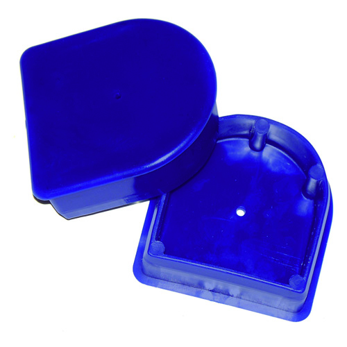 Dockedge Endstücke für Steigerstoßleiste P-Profil blau 2 Stück 2