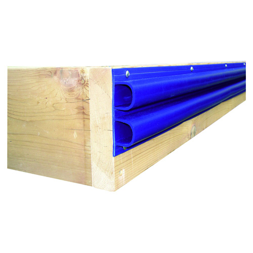 Dockedge Stoßleiste doppelter D-Profil blau 2,4m 2