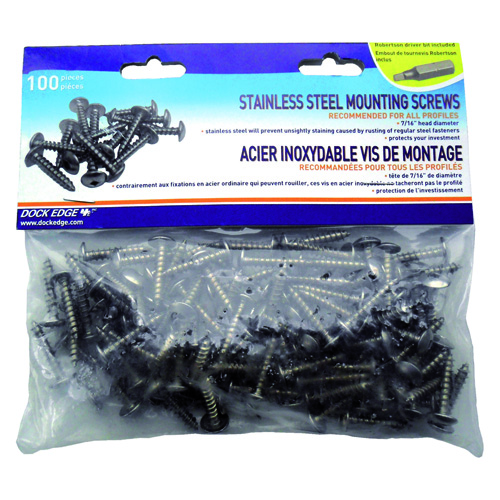 Dockedge Schrauben für die Montage von Gerüststoßleisten (100 Stück) foto 1