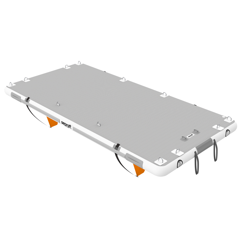 SeaRaft Diamond Deck Grau X-Large Aufblasbares Plattform foto 1