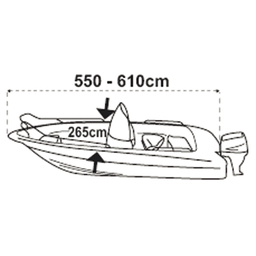 Talamex BOOTABDECKUNG XS 8