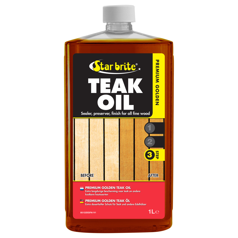 Starbrite premium golden teak oil 1000 ml foto 1