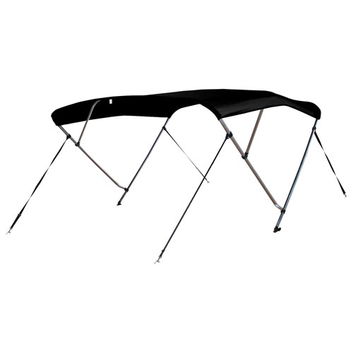 Talamex Bimini-Top Deluxe 3-Bogen 183 x 137-152 x 117cm Schwarz foto 1