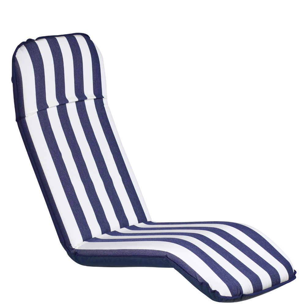 Comfort Seat klassisch extra groß Blau/weiß gestreift foto 1