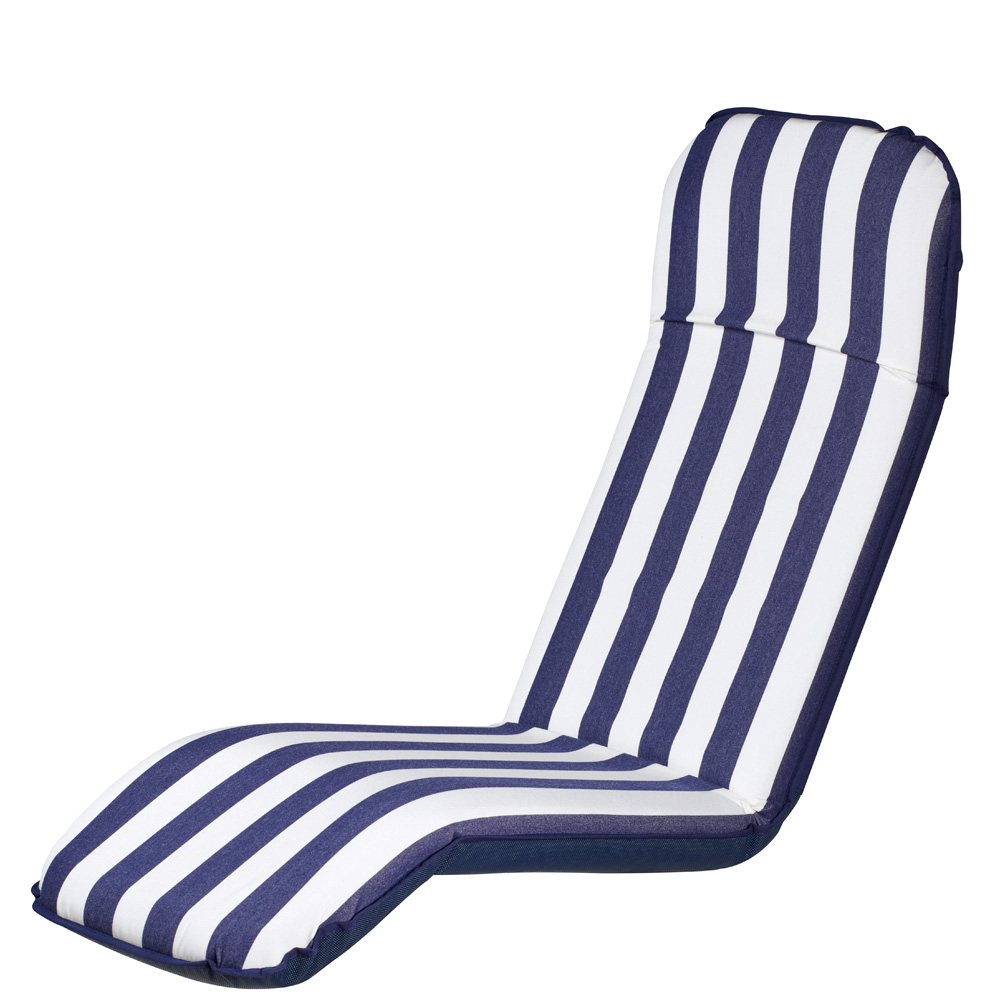 Comfort Seat klassisch extra groß Blau/weiß gestreift 2