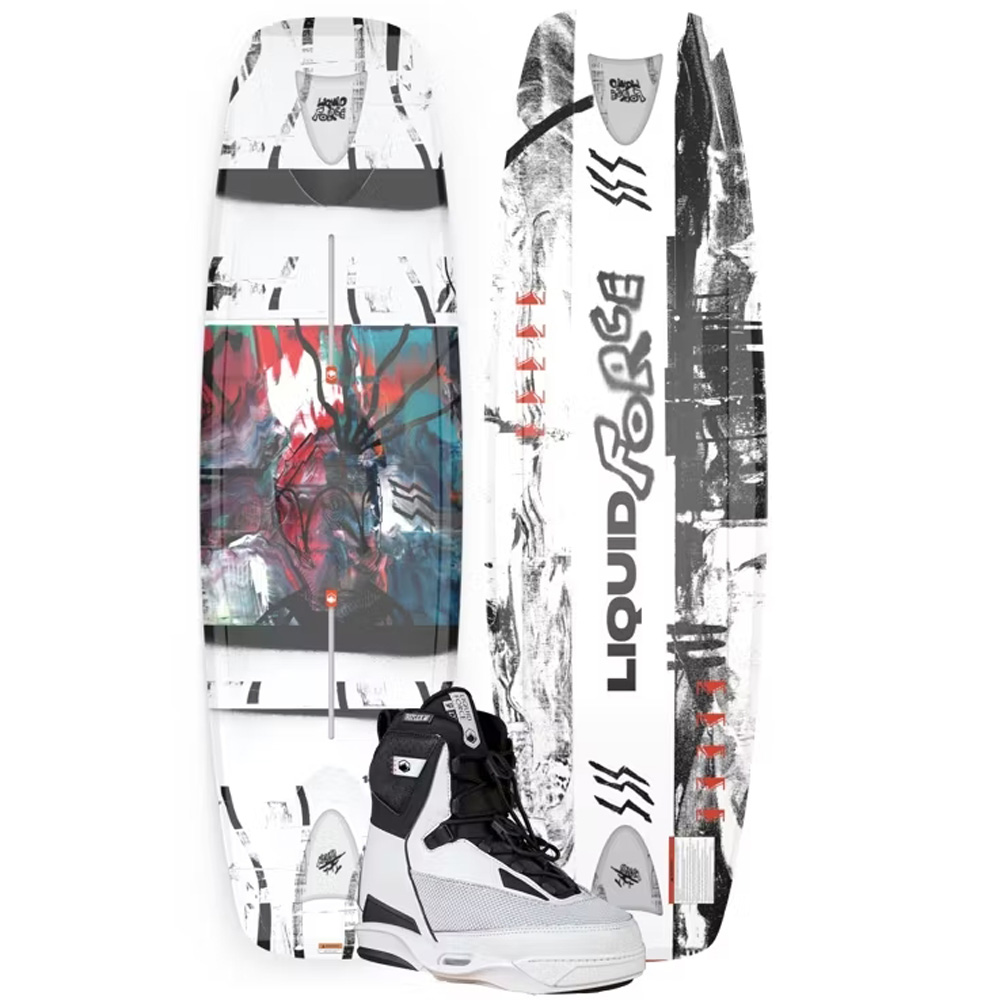 Liquid Force Illusion Wakeboard-Set 147 cm mit Aspect 4d Bindungen foto 1