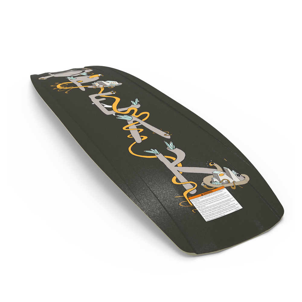 Liquid Force Peak Wakeboard-Set 141 cm mit Peak 4D Bindungen 3