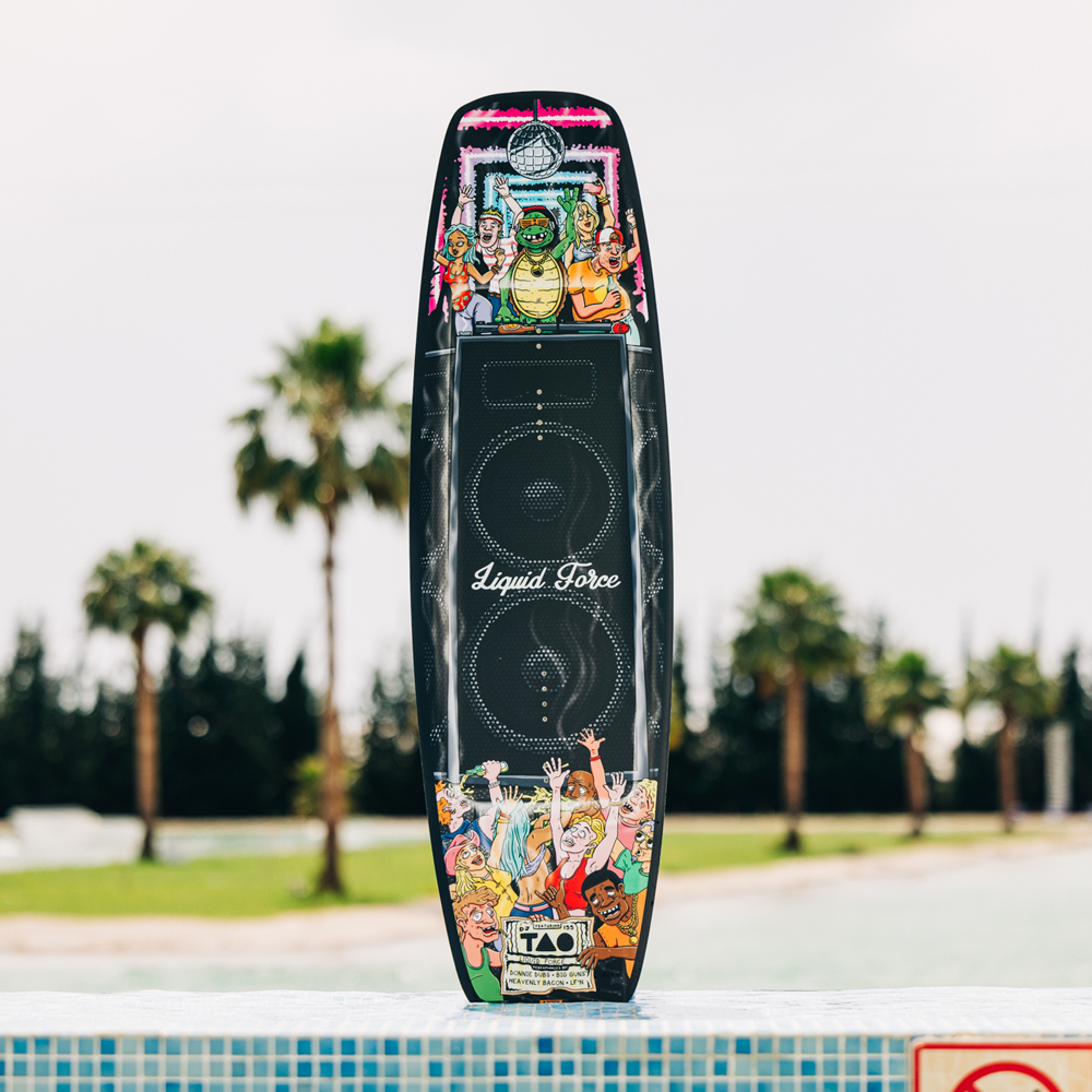 Liquid Force Tao Wakeboard-Set 155 cm mit Tao 6x Bindungen 12