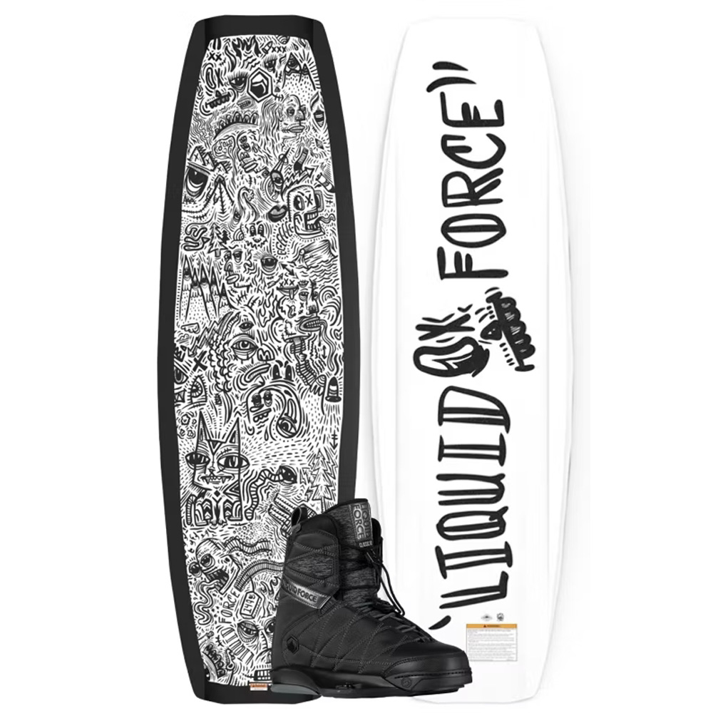 Liquid Force Apex Wakeboard-Set 139 cm mit Classic 6x Bindungen foto 1