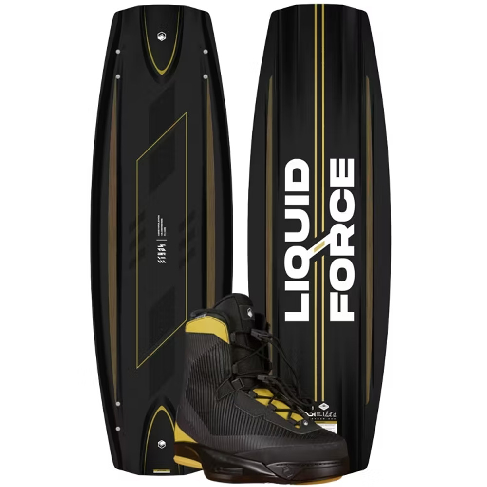 Liquid Force Ethos Wakeboard-Set 145 cm mit Vertex 6x Bindungen foto 1
