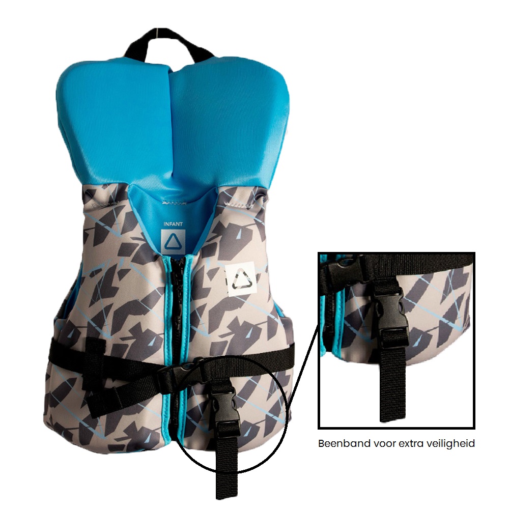 Follow Folge Pop Baby ISO Schwimmweste grau/blau bis 20 kg 2