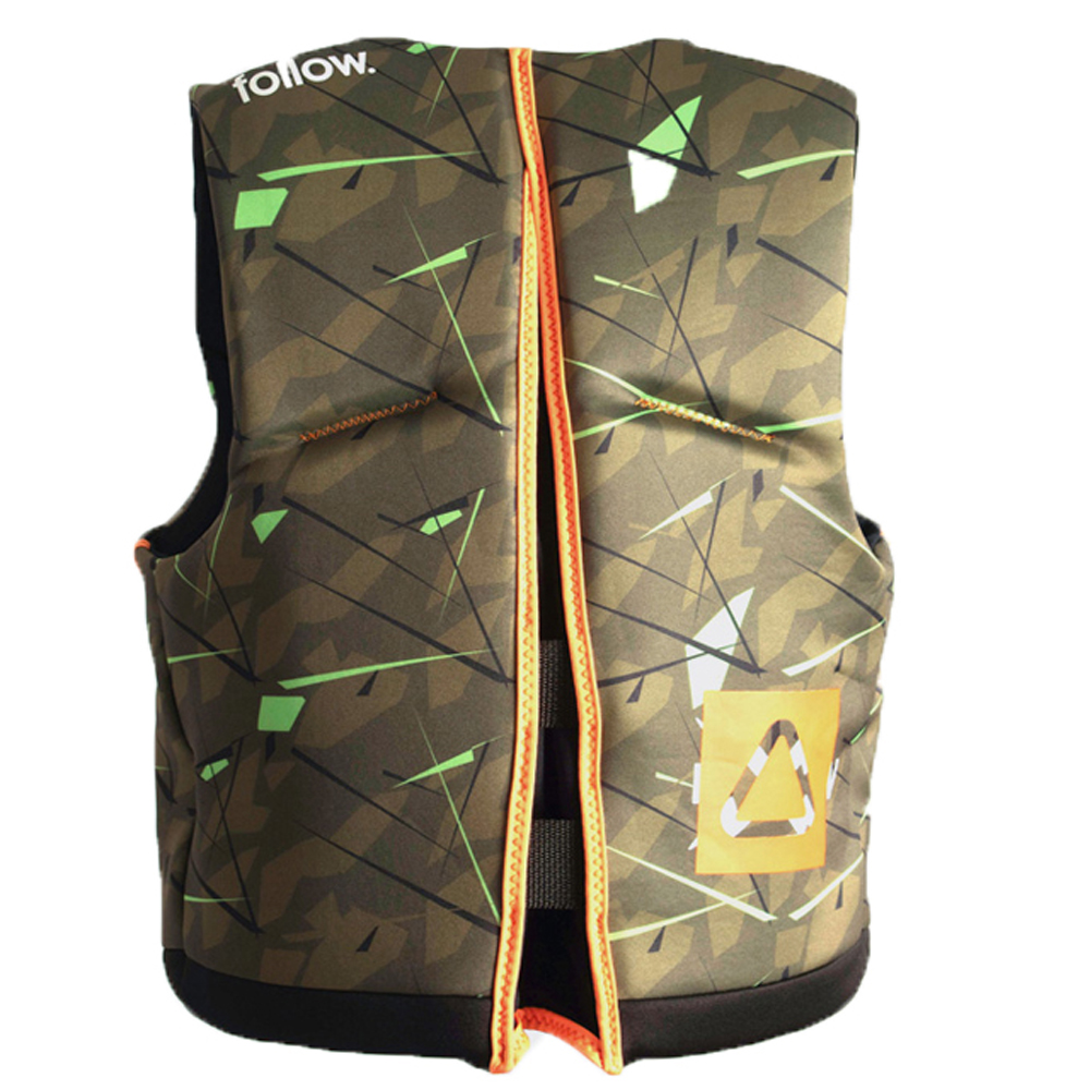 Follow Pop Kind ISO Schwimmweste grün/orange 25-40kg 3