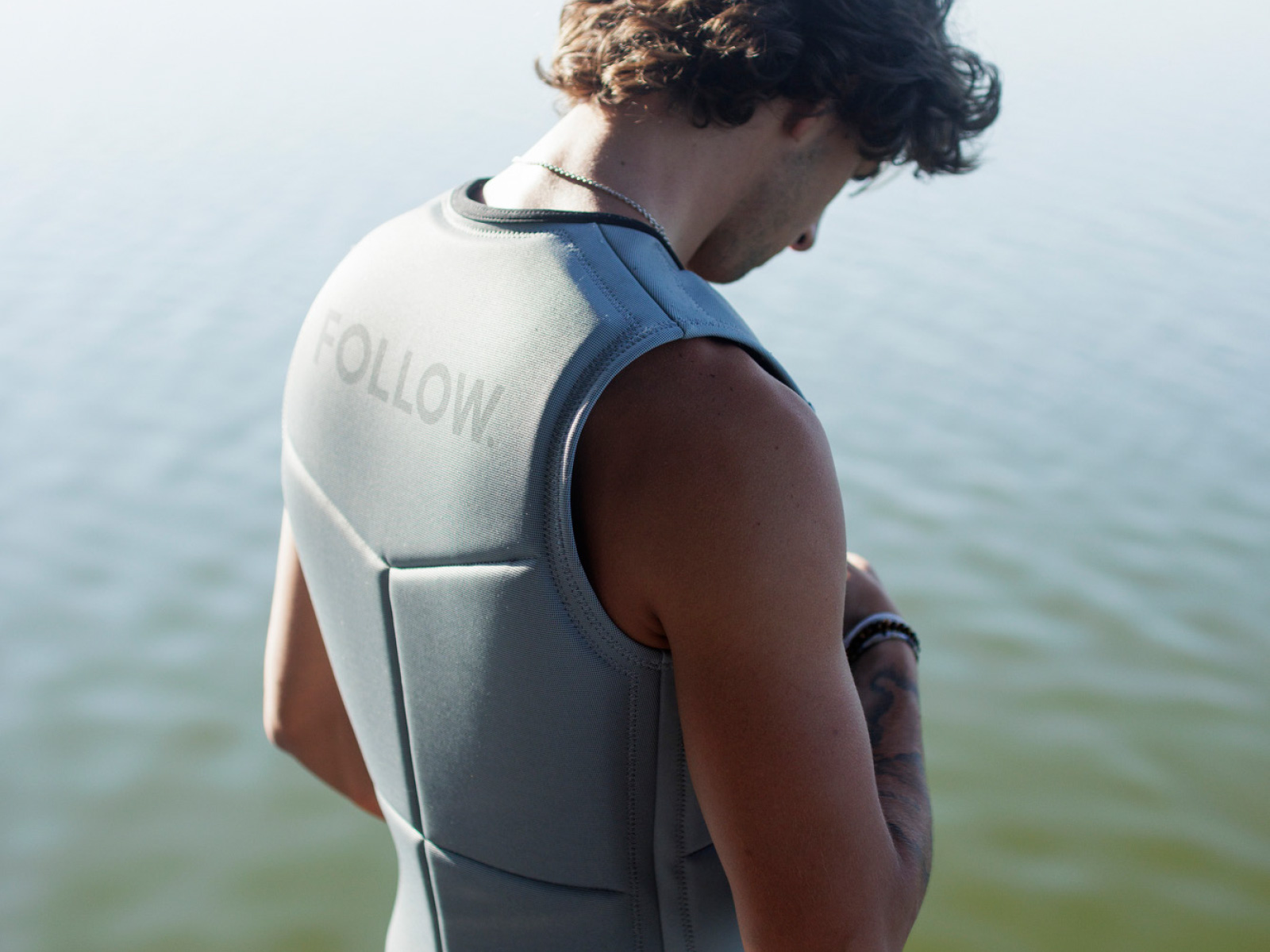 Follow Section Impact Shield Herren Grau 4