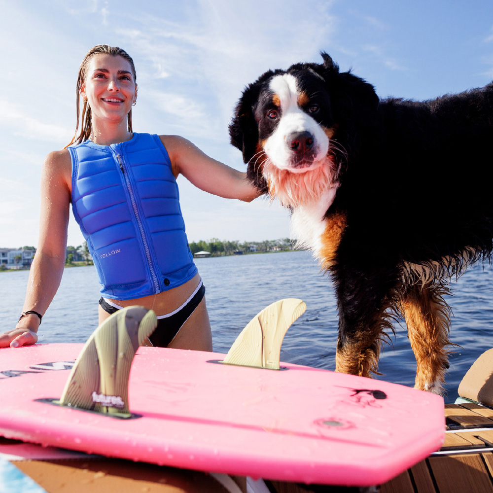 Follow Total Impact Shield Damen Blau 4