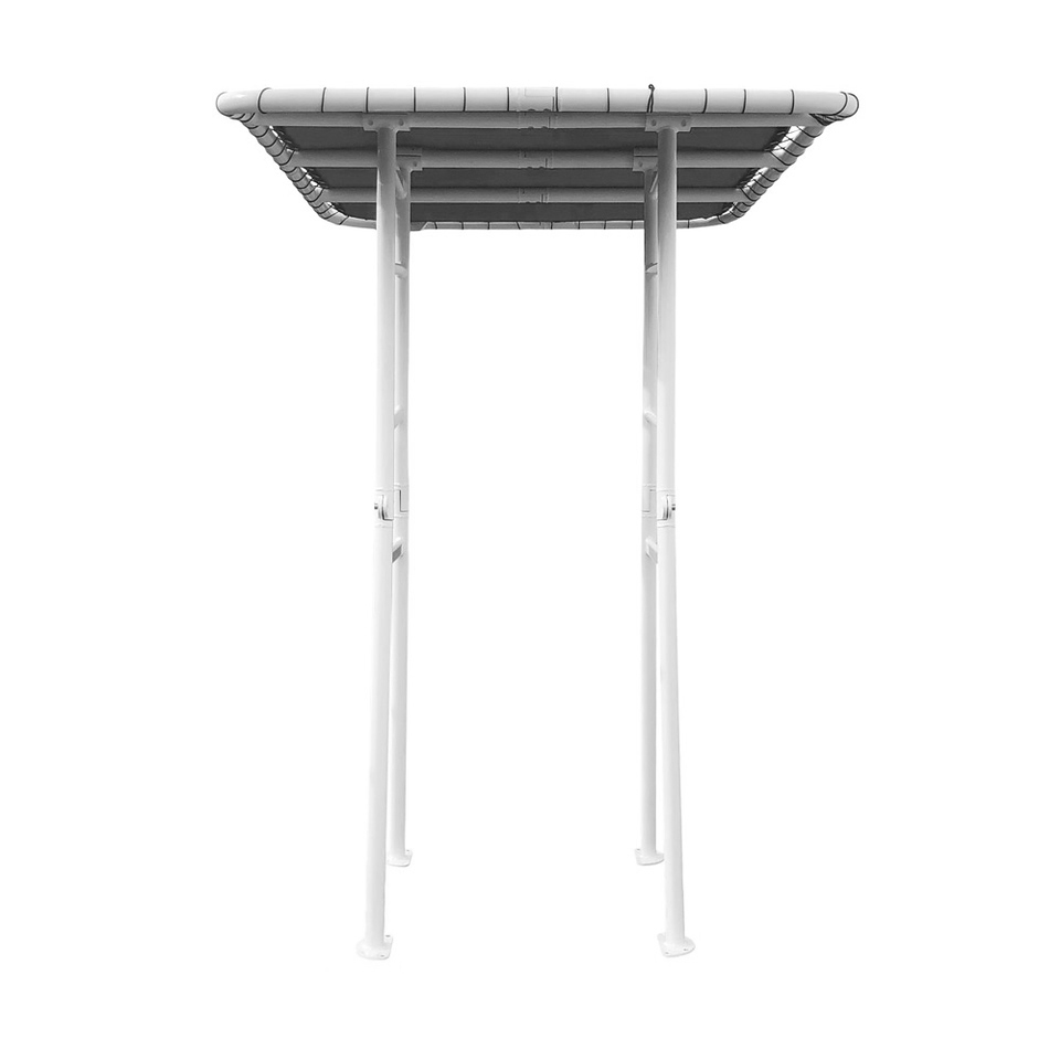 Fishmaster original T-Top weiß mit schwarzem Segeltuch 5