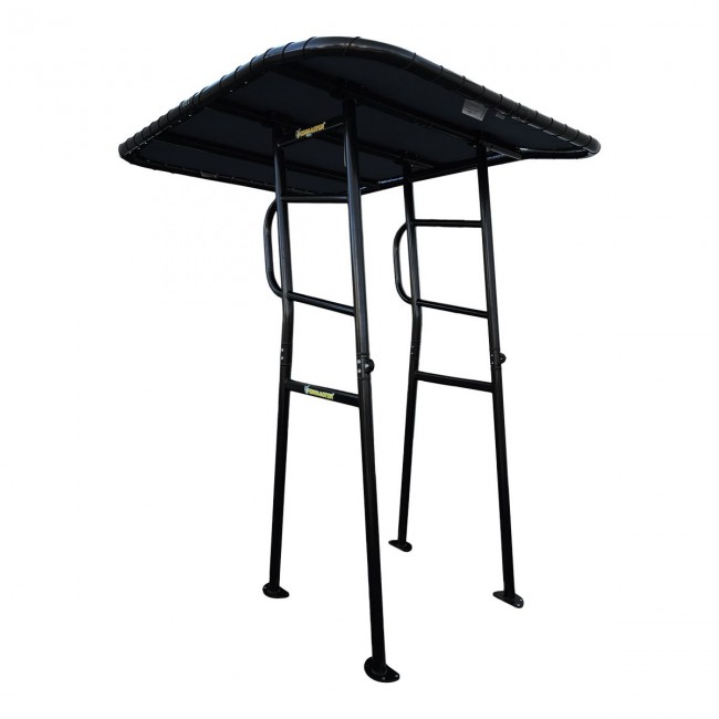 Fishmaster Original T-Top Schwarz mit rotem Segeltuch foto 1
