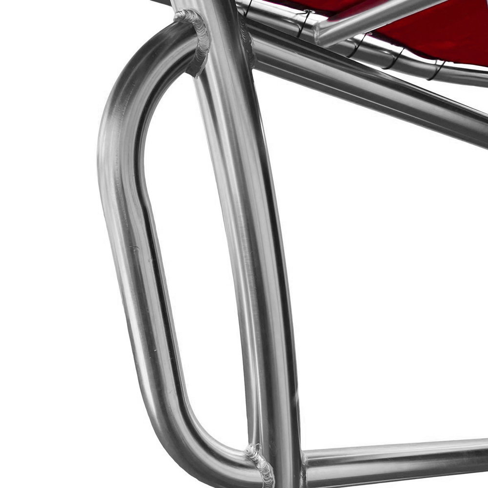 Fishmaster pro T-Top poliert mit rotem Segeltuch 5