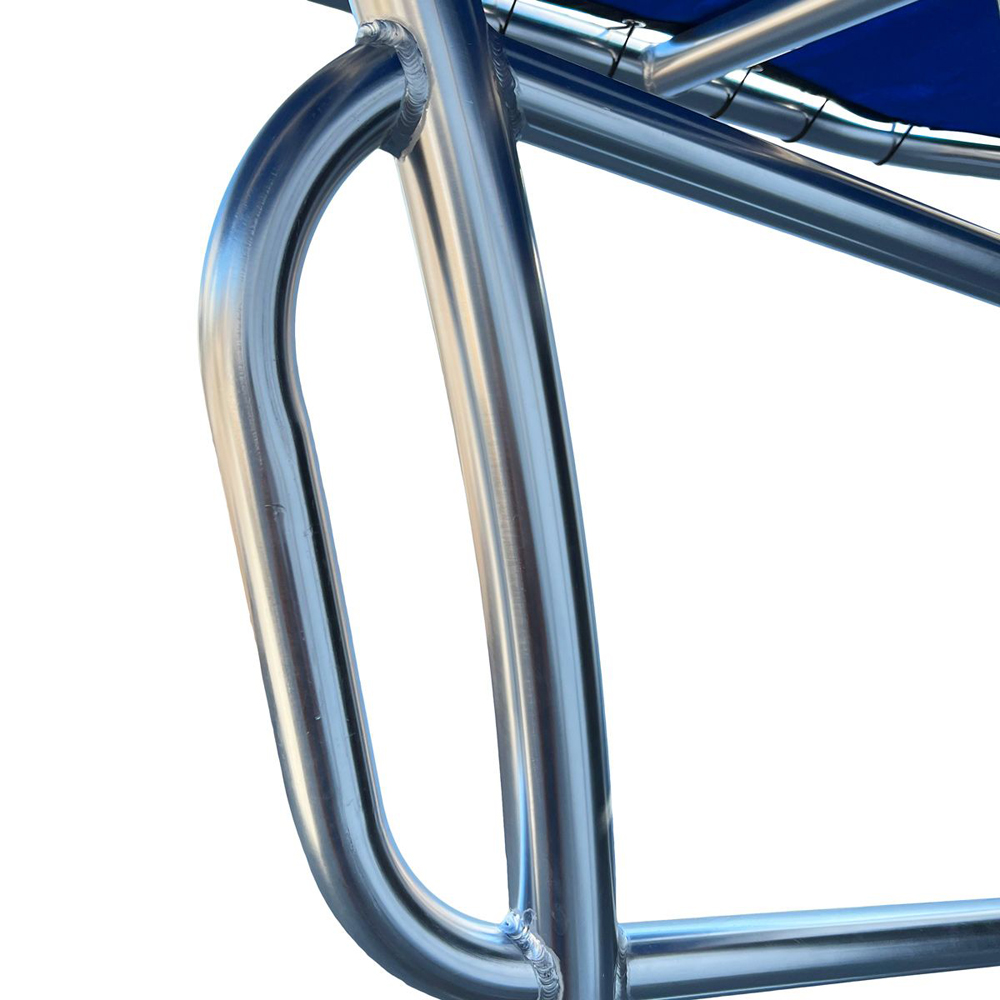 Fishmaster Pro T-Top poliert mit blauem Segeltuch 4