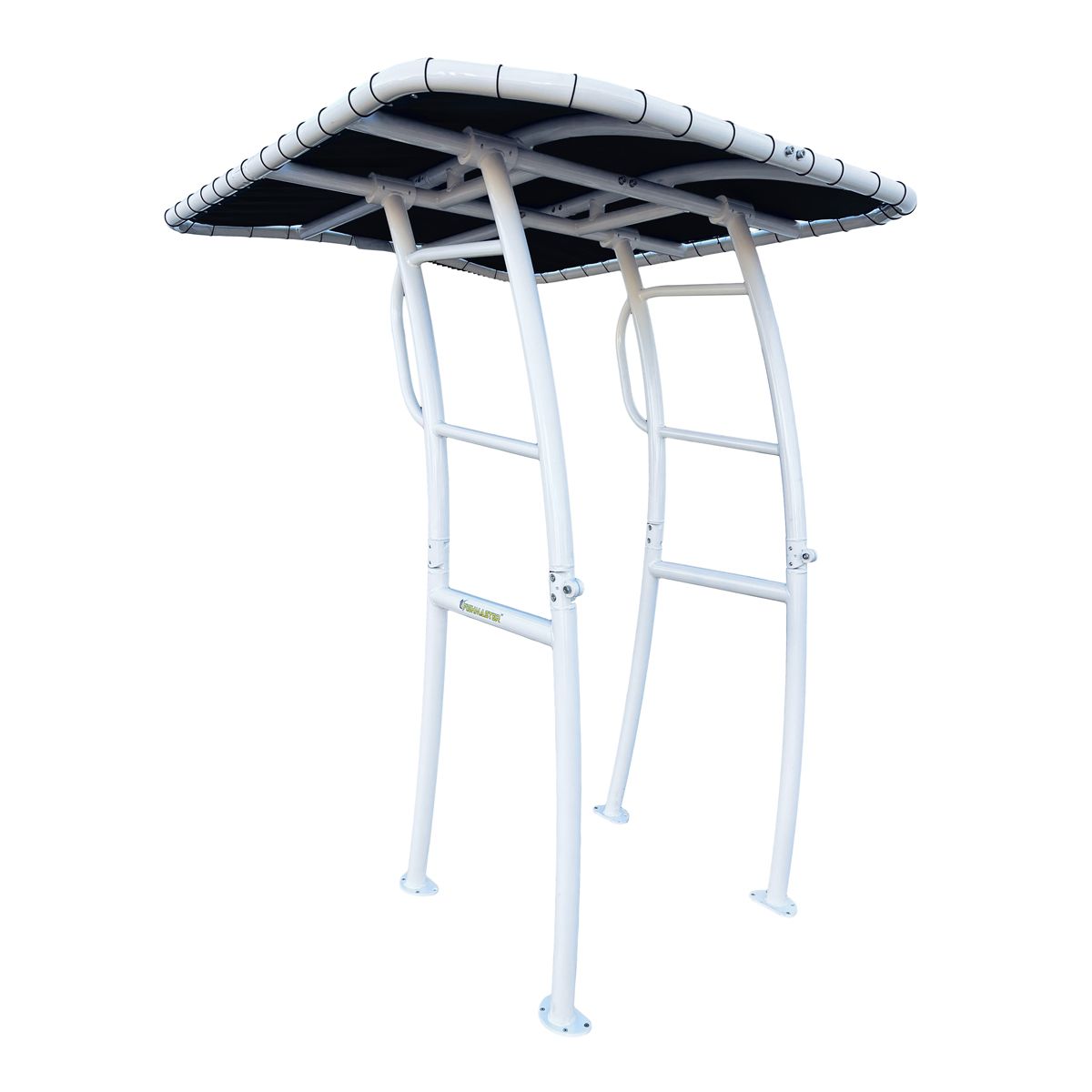 Fishmaster Fishmaster pro T-Top weiß mit schwarzem Segeltuch foto 1