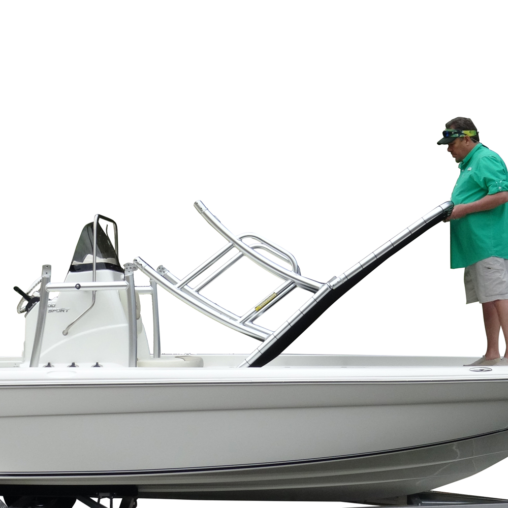 Fishmaster Fishmaster pro T-Top weiß mit schwarzem Segeltuch 5