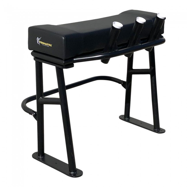 Fishmaster Original T-Top Stuhl Schwarz mit Schwarzem Kissen 2