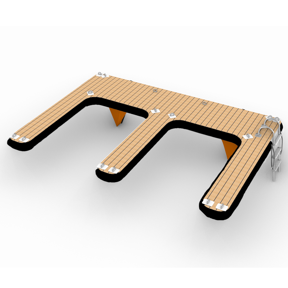 SeaRaft M-Shape Jet-Ski Dock schwarz foto 1