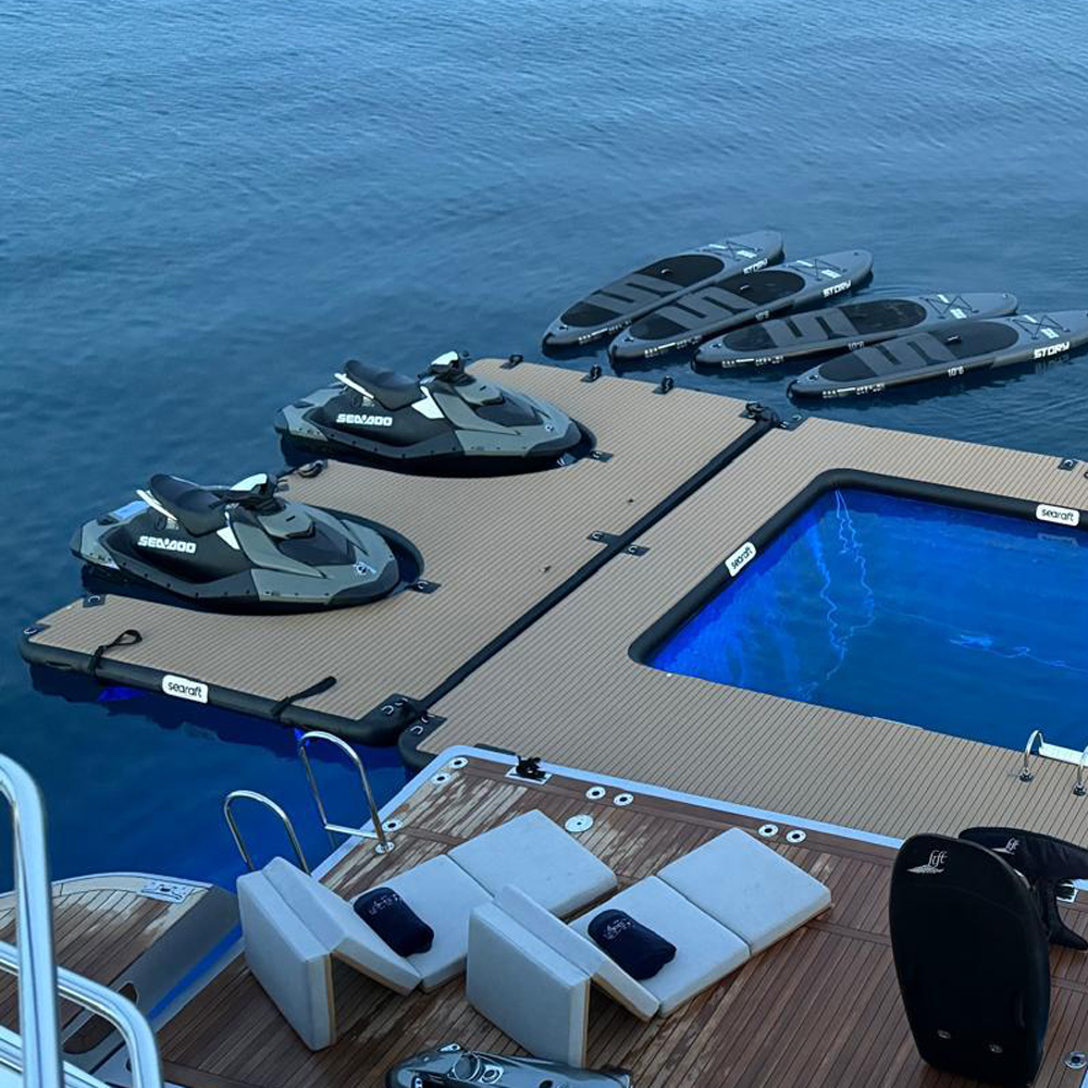 SeaRaft M-Shape Jet-Ski Dock schwarz 6