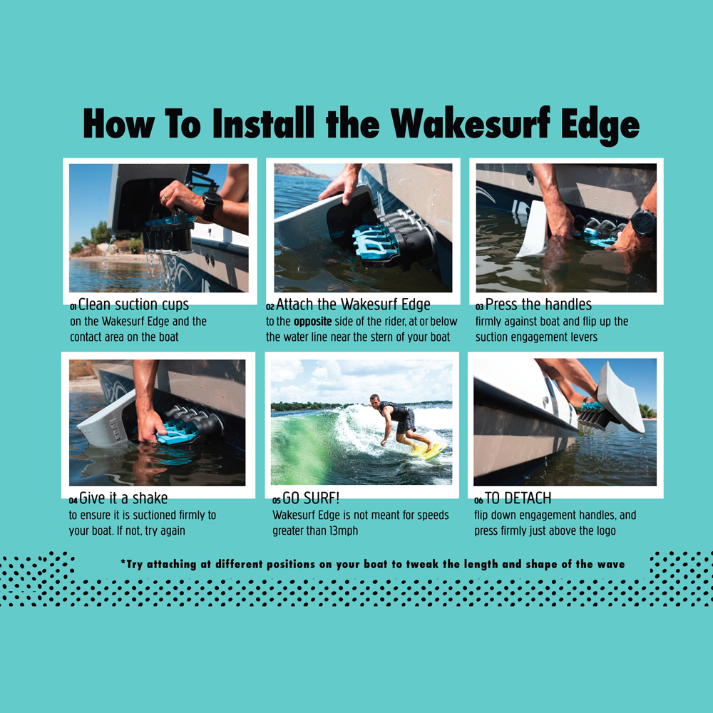 Liquid Force wakesurf edge mega klappbarer wakeshaper 3