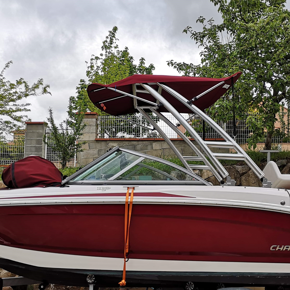 Monster MTK XL über das top bimini rot 4