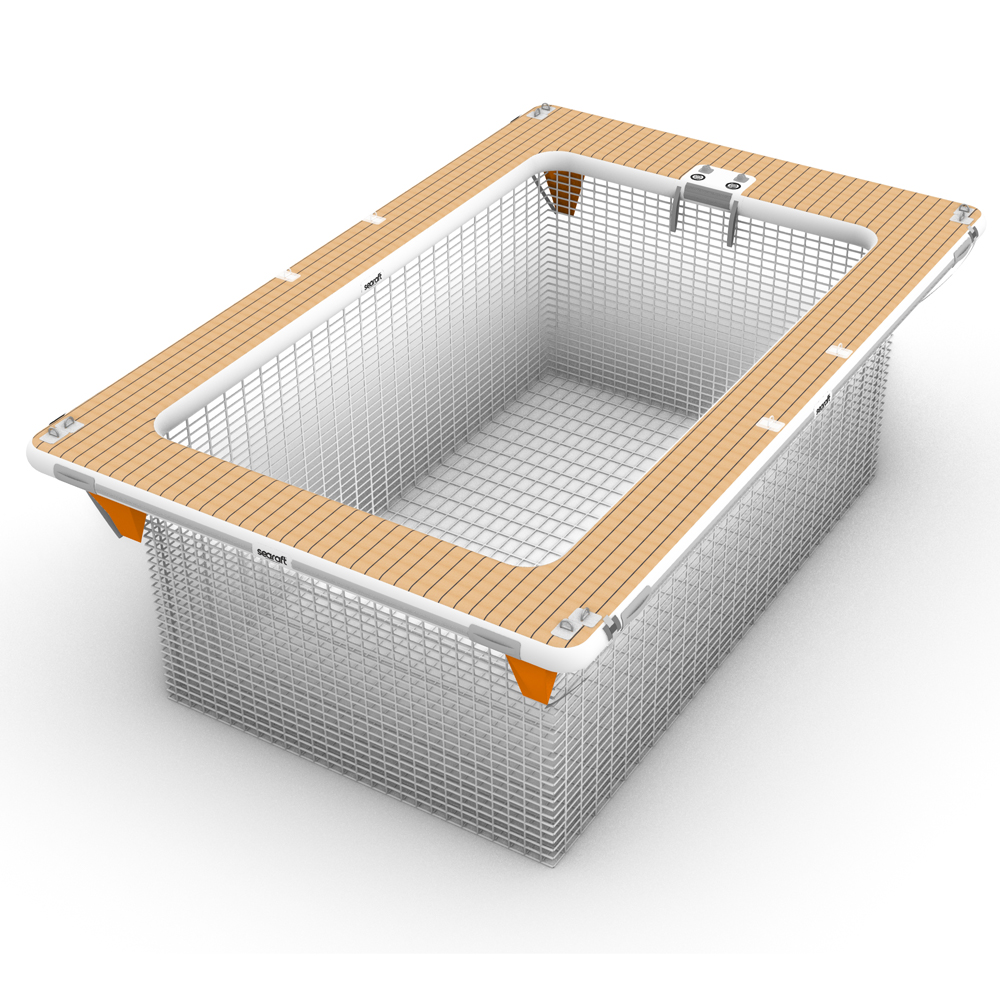 SeaRaft Teak Deck aufblasbarer Pool large foto 1